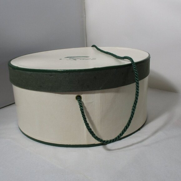 Vintage Pogue's Dept Store Cincinnati Ohio Cardboard Hatbox Hat Box - Picture 4 of 8